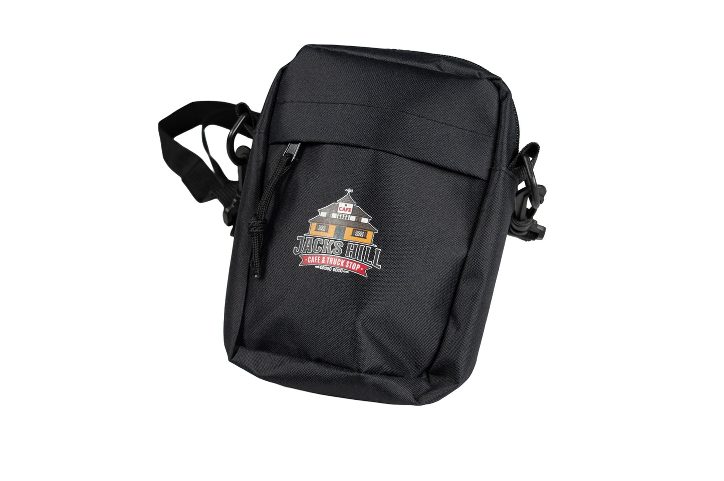 Jack’s Hill Café & Truck Stop Cross Body Bag – Branded Compact Travel Shoulder Bag