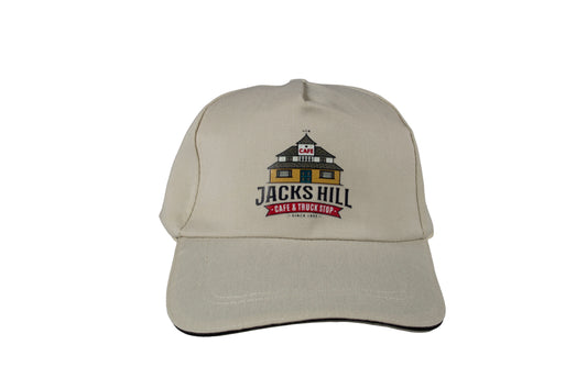 Jack’s Hill Café & Truck Stop Classic Baseball Cap – Beige Cotton Dad Hat